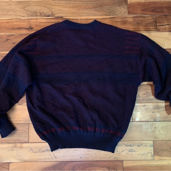 Bally Wool Herringbone Pocketed Sweater - Picture 2 of 6